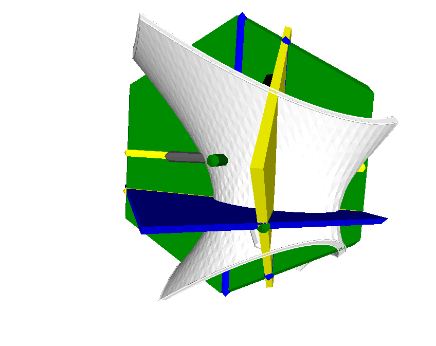 Standbild eines Hyperboloids